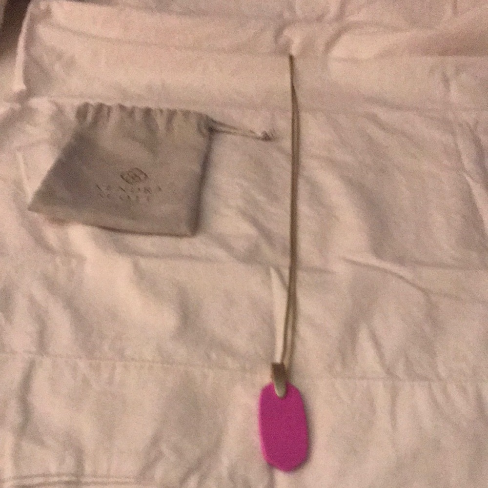 Kendra Scott Pink Pendant Necklace
